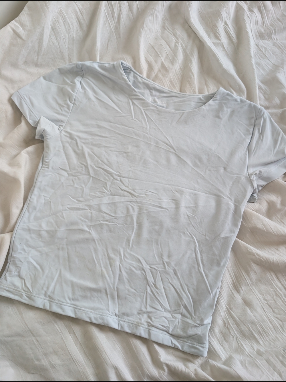 wild fable Light Blue Crop Tee